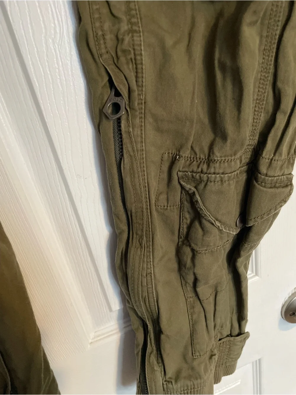 Vintage Polo by Ralph Lauren Men's 34/30 Olive Cargo Pants - Utility Style